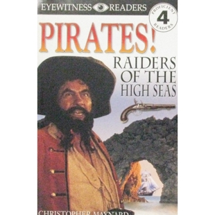 英语原版书目击者读者系列海盗高海袭击者Pirates彩绘历史冒险故事适合710岁儿童阅读讲述海盗历史航海知识世界地理分布生动插图