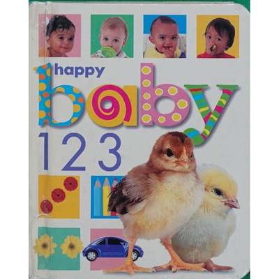 Happy Baby 123 Priddy Bicknell Big Ideas for Little People by Roger Priddy木板书Priddy Books快乐宝贝123(普里迪比克内尔为