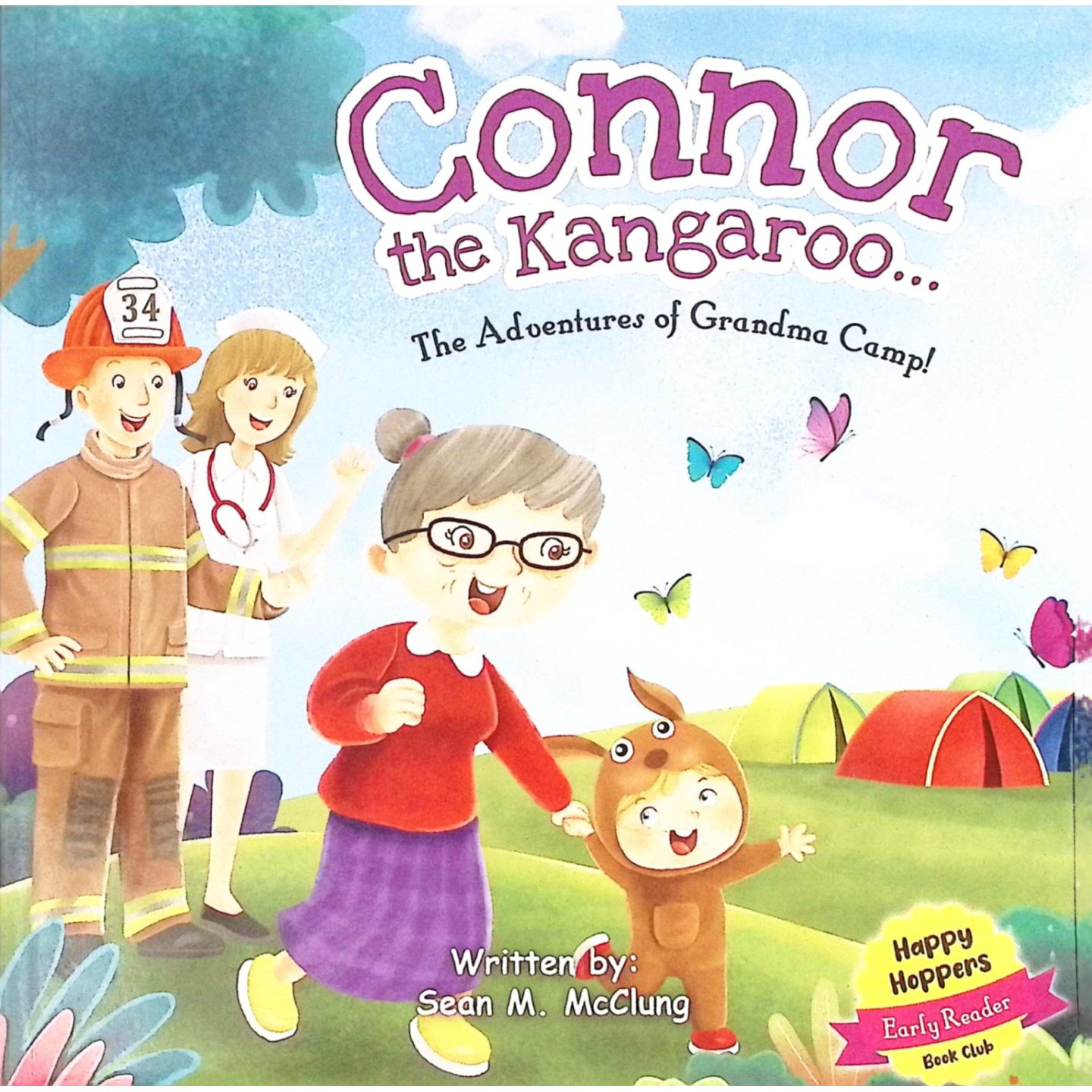 英文原版图书袋鼠康纳情绪绘本