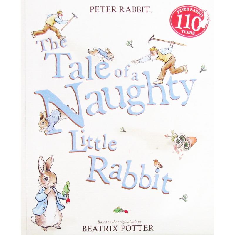 The Tale of a Naughty Little Rabbit by Beatrix Potter平装Warne调皮的小兔子的故事