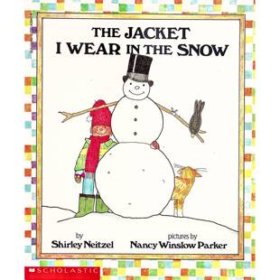 英语原版书TheJacketIWeartheSnow雪中夹克绘本儿童冬季衣物启蒙36岁亲子共读学乐出版社出品朗朗上口韵文培养语言表达能力说明