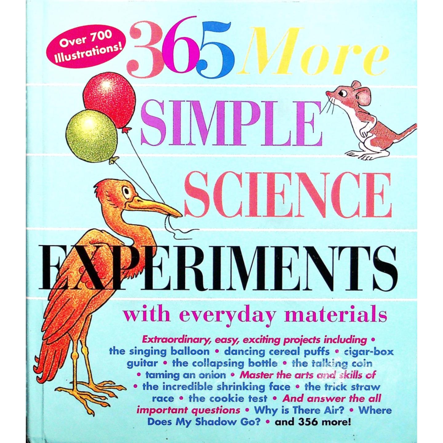 英文原版图书365个趣味科学实
