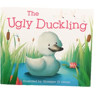 DK跟我一起读原版书英语绘本丑小鸭TheUglyDuckling亲子共读36岁童话故事经典成长故事插画精美GiuseppeDiLernia绘制传递积极价