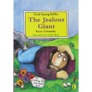 英语原版书幼儿企鹅出版社第一辑TheJealousGiant嫉妒的巨人亲子共读绘本彩色幽默故事凯乌曼斯基著多菲韦尔插画适合36岁儿童情