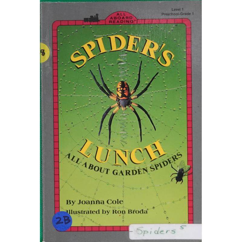 all about garden spiders by joanna cole平装penguin books蜘蛛的
