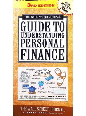 华尔街日报指南系列原版书英语个人理财Finance圣经级入门读物由KennethMMorris和VirginiaBMorris合著通过精美的信息图表将复杂
