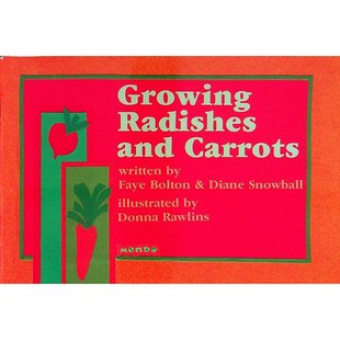 原版引进英语绘本书种植萝卜和胡萝卜由费伊博尔顿和黛安斯诺鲍撰写唐娜罗林斯插画适合710岁儿童亲子共读的自然科学园艺指南