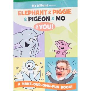 Scholastic Willems平装 Club大象 鸽子 Book Piggie Elephant Pigeon 小猪 莫