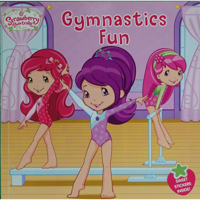英文原版图书草莓甜心体操绘本