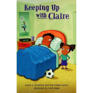 跟上克莱尔原版书英语绘本英文学习之路系列亲子共读讲述哥哥阿德里安照顾妹妹克莱尔一天的经历展现了孩子们在日常生活中遇到的