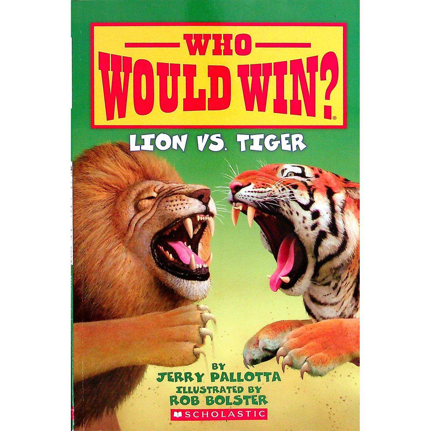 英文原版图书狮子老虎大对决