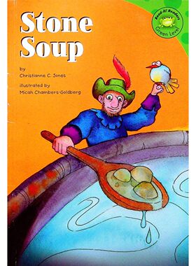 英语原版书石头汤ReaditReaders绿色级别亲子共读寓言故事克里斯蒂安妮C琼斯著米卡钱伯斯戈德伯格绘制生动插画诠释经典民间