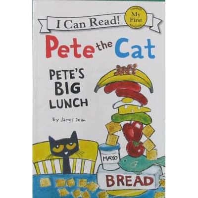 Pete the Cat: Pete's Big Lunch  by James Dean平装Har