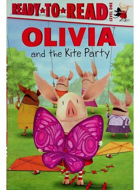 英语原版引进绘本奥丽薇亚和风筝派对READYTOREAD系列LevelOne分级读物适合710岁儿童亲子共读彩色插图版亚历克斯哈维著帕特里