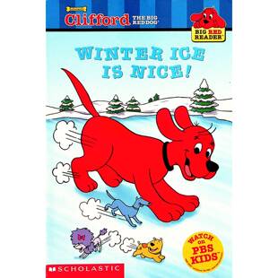 克利福德大红狗系列原版英语绘本冬日滑冰真有趣CliffordTheBigRedDog适合36岁儿童亲子共读讲述冬季运动和友谊的幽默故事学乐出
