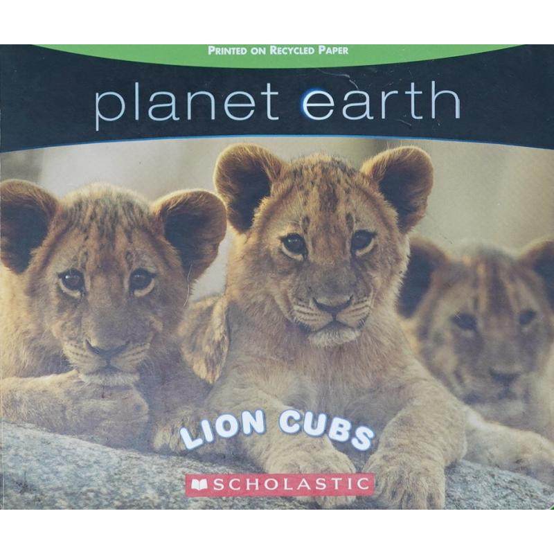 lion cubs (planet earth) by scholastic inc.