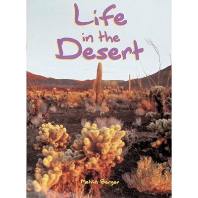 英文原版图书沙漠生命科普绘本