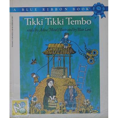 Tikki Tikki Tembo by Arlene Mosel平装Scholastic蒂基蒂基滕博