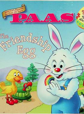 PAAS系列原版书友谊蛋英语绘本亲子共读36岁美国进口彩绘故事书讲述小兔科顿寻找彩蛋主人的温暖故事培养孩子友谊分享意识随书附