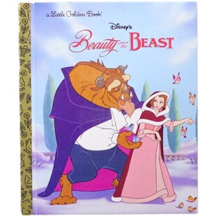 小金书原版英语绘本迪士尼美女与野兽Beauty亲子共读童话故事书泰迪斯莱特改编里克冈萨雷斯和罗恩迪亚斯插图适合36岁儿童阅读
