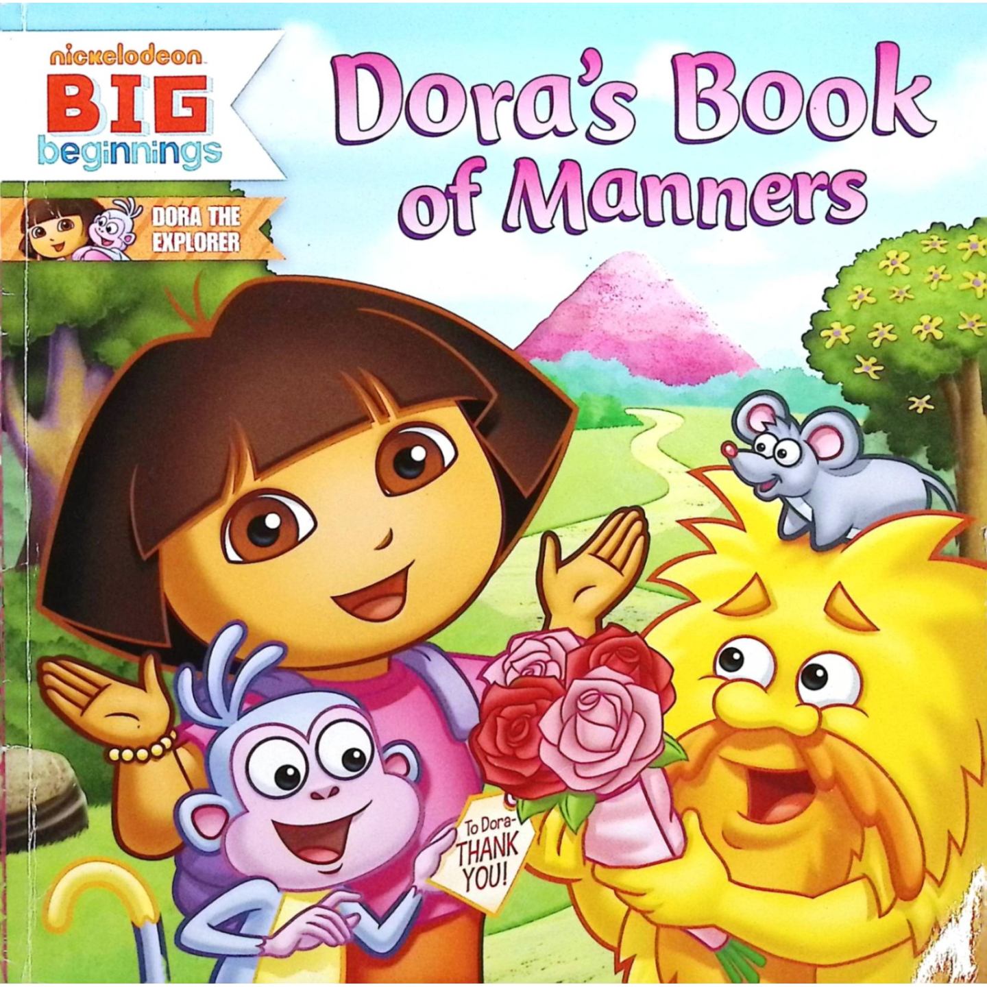 英语原版尼克频道大起步系列DorasBookofManners多拉的礼仪书儿童行为规范教育绘本36岁女孩适读彩色绘本书教会孩子礼貌用语