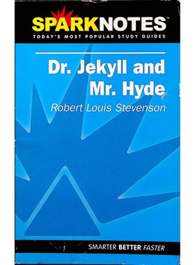 英语原版书化身博士SparkNotes经典文学青少年适读斯帕克笔记学习指南罗伯特路易斯史蒂文森著哥特小说心理惊悚题材适合1114岁