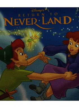 英语原版书小飞侠重返梦幻岛Pictureback系列绘本迪士尼经典动画续集讲述简在梦幻岛的新冒险适合36岁孩子亲子共读培养勇气与信