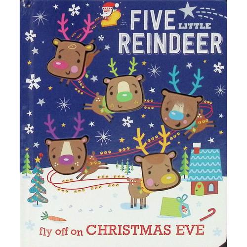 英文原版图书圣诞驯鹿童谣绘本
