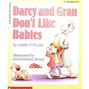 英语原版引进阅读彩虹系列获奖绘本达西和奶奶不喜欢婴儿36岁适读亲子共读家庭生活主题帮助孩子处理迎接新生儿家庭成员的情绪管