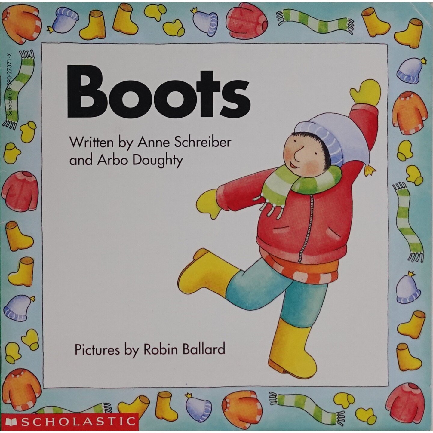 初级读写系列原版书Boots英语绘本冬季穿衣亲子共读36岁儿童生活认知绘本学乐出版社出版安妮施赖伯与阿博多蒂著罗宾巴拉德绘温