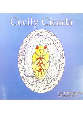 英语原版书蝉系列Cecily绘本自然科学亲子共读适合36岁儿童阅读讲述蝉的生命周期故事培养孩子耐心和坚持的品质