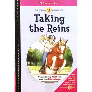 晨星大学系列原版书英语互动小说执掌缰绳Innerstar励志女孩读物这是一本独特的选择你的冒险模式互动小说通过马术故事引导710岁