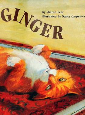 英语原版书GINGER读写邀请系列绘本小读者适读36岁亲子共读温馨动物故事讲述橙色猫咪姜姜寻找新家的历程帮助孩子认识不同类型建