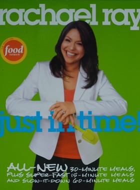 美国名厨瑞秋雷30分钟餐系列原版书JustInTime英语烹饪食谱章节书适合14岁以上学习烹饪技巧和时间管理的忙碌人群