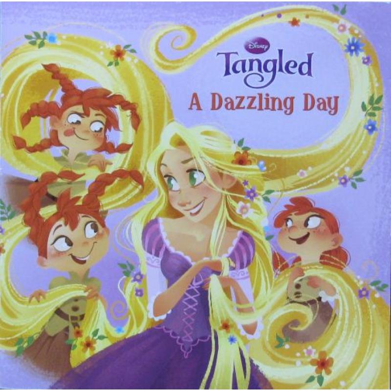 A Dazzling Day Disney Tangled PicturebackR by Devin Ann Wooster平装Disney迪斯尼系列:长发公主