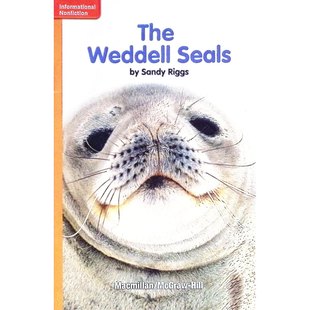英语原版书分级阅读图书馆系列威德尔海豹科普读物适合小学生阅读的南极动物科普书了解威德尔海豹生活习性和南极环境培养自然科