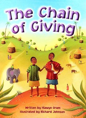 英语原版书流利度系列给予之链Fluency亲子共读非洲文化绘本彩色绘本书适合710岁儿童阅读培养互助分享价值观学习英语和非洲地理