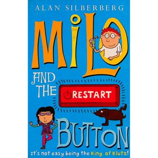 英语原版 故事培养积极乐观心态 书Milo米洛和重启按钮绘本儿童文学幽默校园生活适合710岁孩子阅读讲述米洛在新环境中适应成长