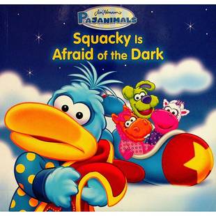 英语原版书吉姆亨森睡衣动物系列Squacky怕黑绘本适合36岁儿童亲子共读睡前故事帮助孩子克服黑暗恐惧培养想象力