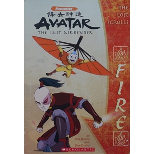 历史文化和传说带你探索Avatar世界 最后 奇幻冒险故事讲述火之国度 书FIRE英语绘本书适合710岁青少年阅读 奥秘 气宗原版