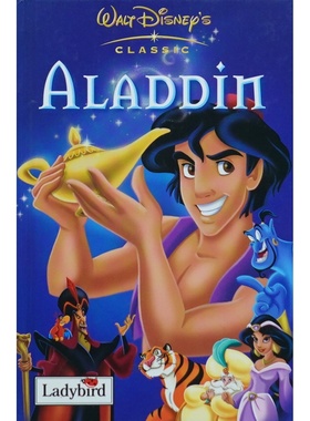 迪士尼经典故事原版书Aladdin英语绘本亲子共读童话冒险故事适合36岁儿童培养勇气善良爱的品质