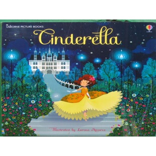 英国奥斯本出版社原版引进灰姑娘英语绘本童话故事书适合36岁儿童亲子共读由莱斯利西姆斯改编夏尔佩罗原著洛蕾娜阿尔瓦雷斯精