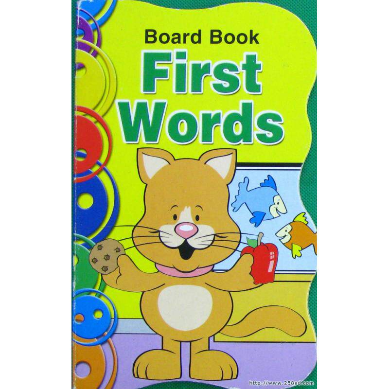 book first words by brendon木板书bend publishing板书:色彩单词