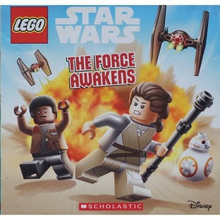 乐高星球大战系列原版书TheForceAwakens英语绘本科幻冒险儿童文学710岁适读男女童书学乐出版社出版以乐高积木形式讲述星球大战