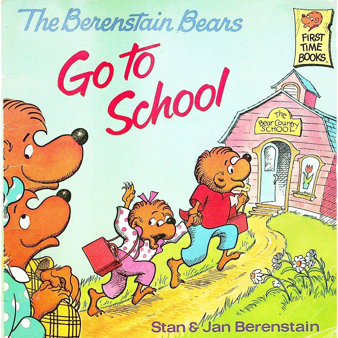 英文原版图书贝贝熊入学绘本