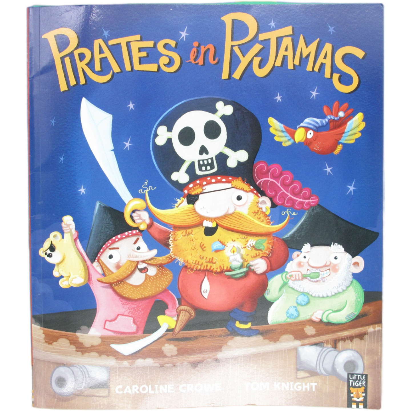英语原版书睡衣海盗Pirates绘本亲子共读睡前故事适合36岁儿童卡罗琳克劳汤姆奈特著绘小老虎出版社出版培养孩子想象力学习颜色
