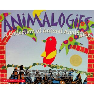 英语原版书动物类比集绘本由美国学乐出版社出版适合36岁儿童亲子共读培养观察力逻辑思维能力通过生动图画学习动物特征类比思维