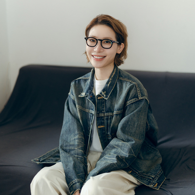 目奈穗子3.0手工方框眼镜架