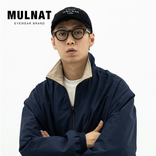 目奈xUL3.0全板材拼接圆框眼镜