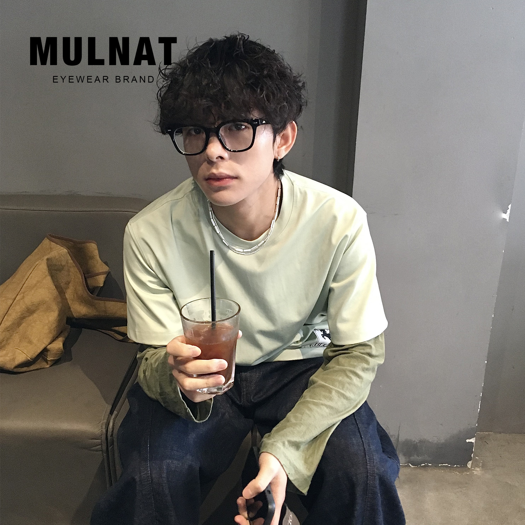 MULNAT目奈AH款全板材方框近视眼镜框架光学镜素颜镜原创国潮男女